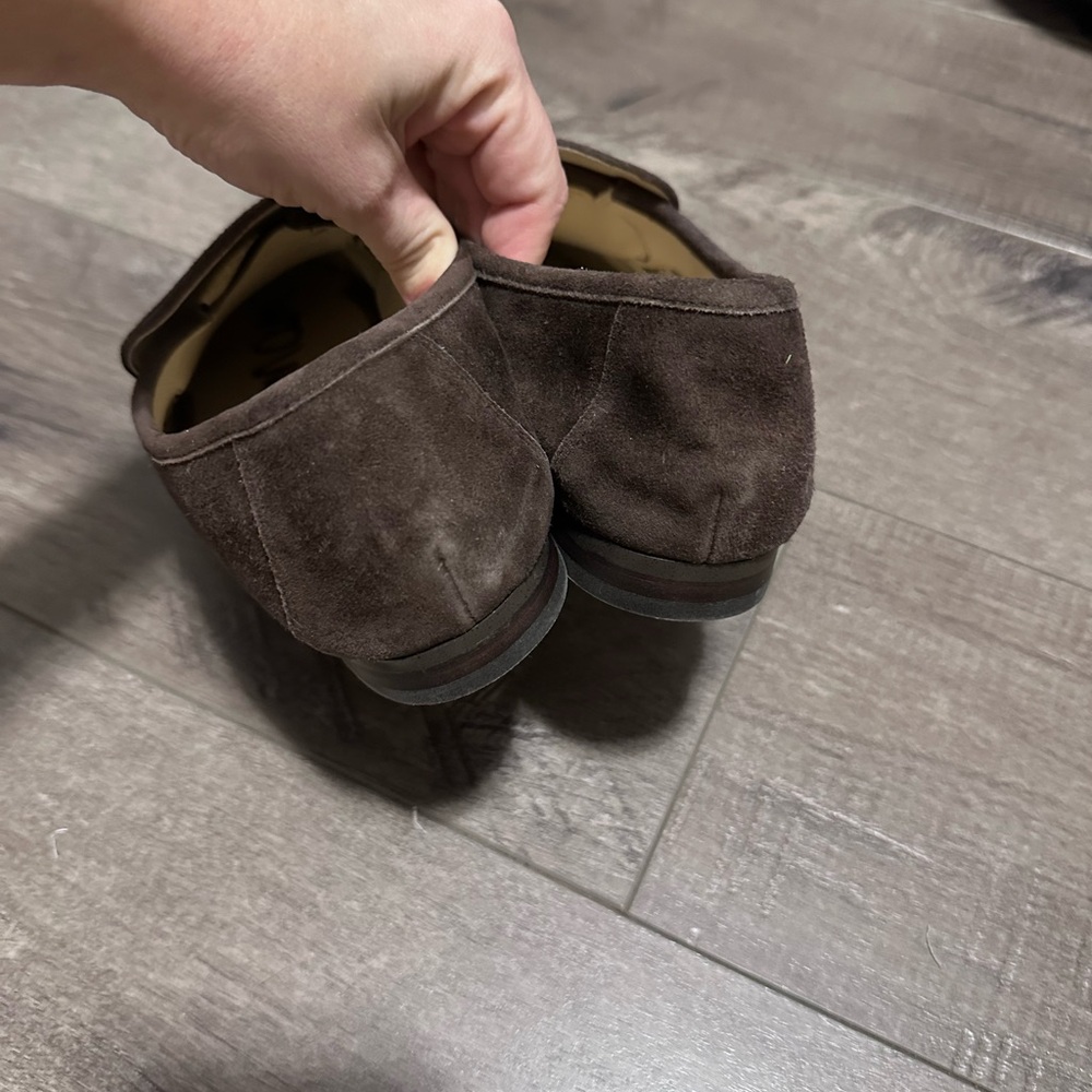 NEW Sam Edelman Lucca Bit Loafer Pinto Brown Suede 8.5 - Picture 5 of 8